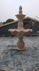 7 Feet Sandstone Fountain for Outdoor