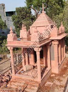 Bansi Paharpur Pink Sandstone Temple, Color : Red