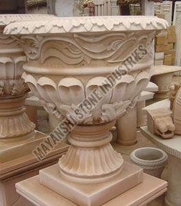 Polished Outdoor Decorative Stone Planter
