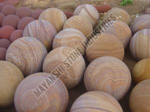 Rainbow Stone Ball for Home Decor Or Meditation