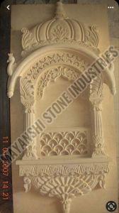 Red Sandstone Traditional Lattice Window 5x5x11 Feet for Decorative