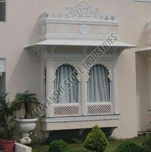 Red Sandstone Window Jali 5x5x11 Feet