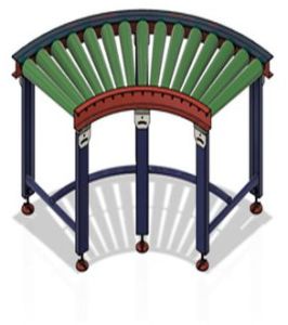 Gravity Free ARC Roller Conveyor