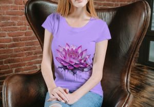 Women Regular Fit Printed Cotton T Shirt