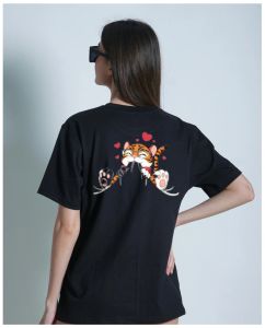 Women Trendy Printed Cotton T Shirt