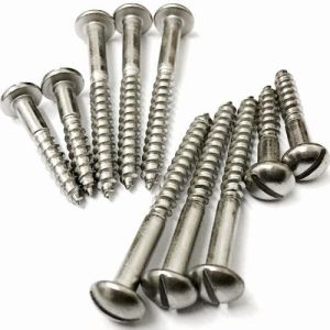 Stainless Steel Tapping Screw, Color : Silver for Fastening Use