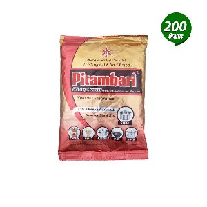 Pitambari Shining Powder, Color : White, Purity : 98.5 %