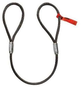 Steel Wire Rope Sling, Color : Grey, Length : 10-15mtr