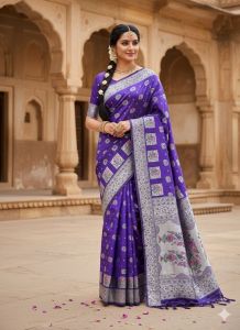 Paithani Meenakari Ladies Silk Saree