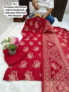 Traditional Cotton Kurti Set