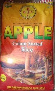 BTC Apple Colour Sorted Rice Sona Masoori Steam 30 Kg