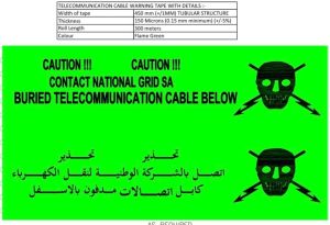 Electric National Grid Tape
