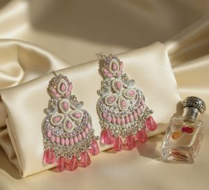 Ladies Pale Chestnut Designer Drop Earrings