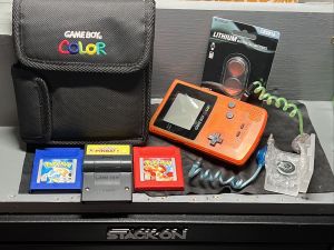 Gameboy Color Transp Orange Nintendo Gaming Console