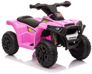 Polished Metal Kids Electric Rideon Quad Bike Car For Playing
