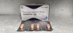 Candistar 200mg Fluconazole Tablets, Packaging Type : Blister