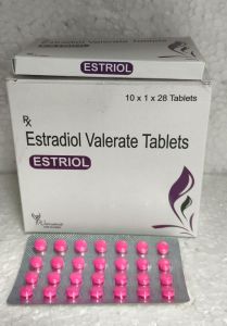 Estriol Estradiol Vaterate Tablets, Packaging Type : Blister