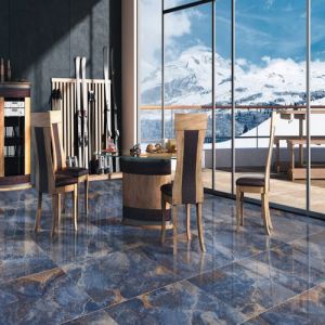 Blue Gravity Prism Collection High Glossy Vitrified Tiles