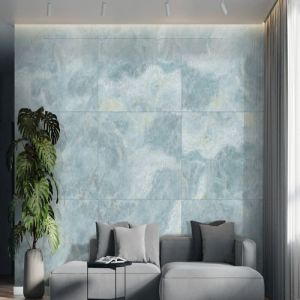 Brilliant Blue Prism Collection High Glossy Vitrified Tiles