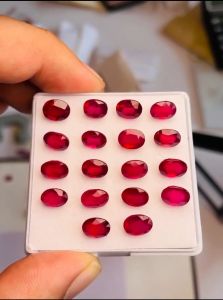 Polished Ruby Gemstone, Color : Red