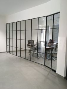 Embroidered Polished Decorative Door Glass Multisize