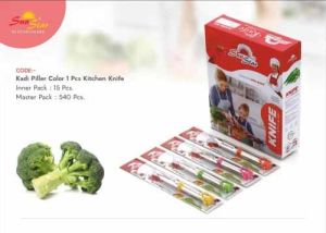 Stainless Steel Sun Star Potato Peeler Knife, Color : Silver ( Base )