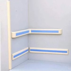 Plain Plastic Wall Guard, Color : Grey