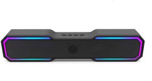 Automatic Electric Soundbar, Color : Black for Car, Home, Party