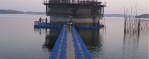Floating Jetty for Walkway, Color : Blue