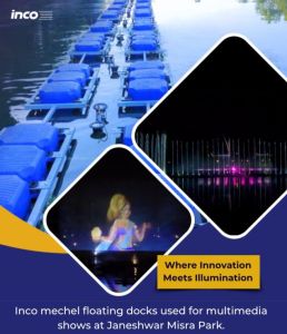 HDPE Floating Jetty, Color : Black for Industrial Area