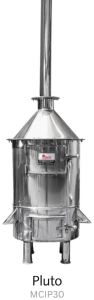 Automatic Electric Pluto SS Incinerators, Color : Grey