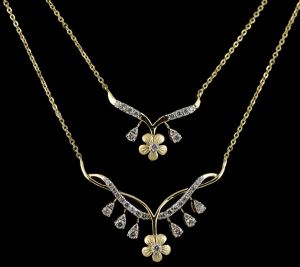 Large Patterned Diamond Mangalsutra