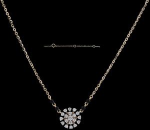 Tiny Minimalist Diamond Mangalsutra