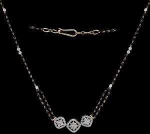 Traditional Large Diamond Mangalsutra