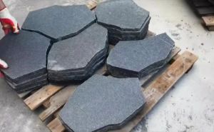 Non Polished Irregular Crazy Paving Stone, Color : Grey