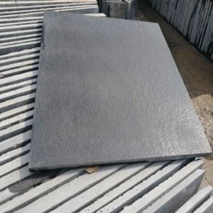 Leather Finish Black Kadappa Stone, Thickness : 25mm