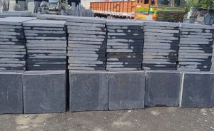 Square Unpolished Kadappa Stone, Color : Grey