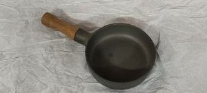 Cast Iron Non Stick Fry Pan, Color : Black