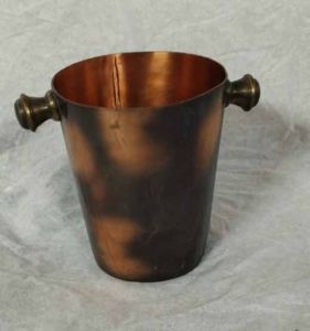 Plain Copper Ice Bucket for Chilling Beverages