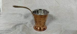 Copper Steel Serving Bucket