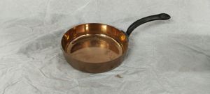 Pure Copper Cooking Pan, Handle Material : Plastic