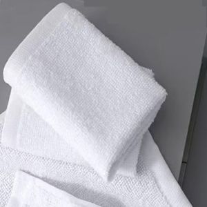 Plain Cotton Face Towels, Color : White Standard