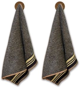 Plain Cotton Hand Towels, Color : Grey, Technics : Machine Made