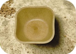 Rice Husk 100ml Square Biodegradable Bowl