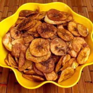Crispy Masala Banana Chips, Packaging Type : Plastic Packet