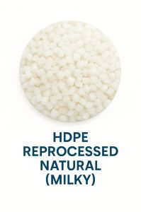 HDPE Reprocessed Natural Milky Granule