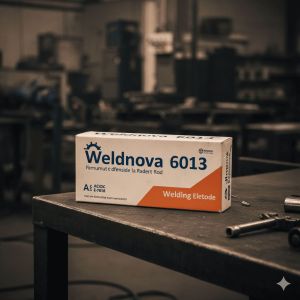 AC Non Polished MS Weldnova 6013 Welding Electrodes, Color : Brun