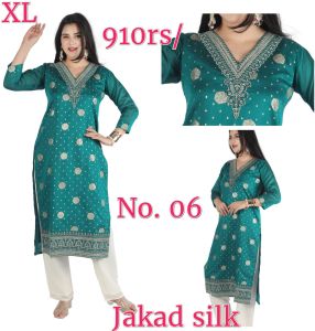 Chanderi Silk Kurtis