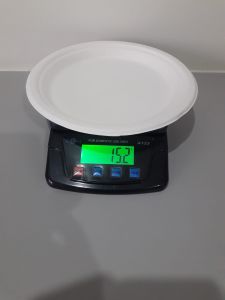 Plain Round Sugarcane Bagasse Dinner Plate, Color : Natural White