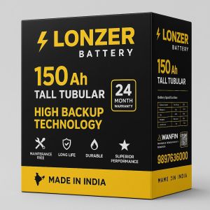 150 Ah Battery it5 Plate 3hrs Backup on 400watt